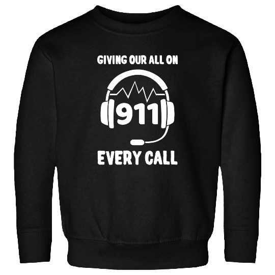 Police Job Dispatcher Voice Phone Ambulance Officer 911 Police Calls 1 Sweatshirts
