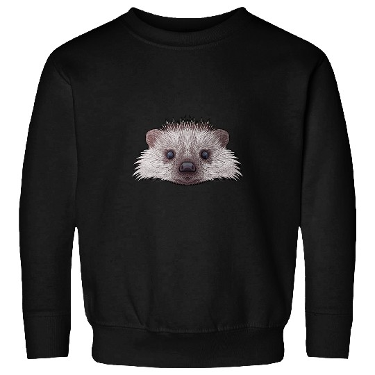 Hedgehog Pet Face Hedgepig Spiny Mammal Animal Kids Boys Sweatshirts