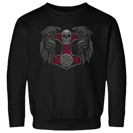 Viking Thor Hammer Norse Symbol Norse Mythology Sweatshirts