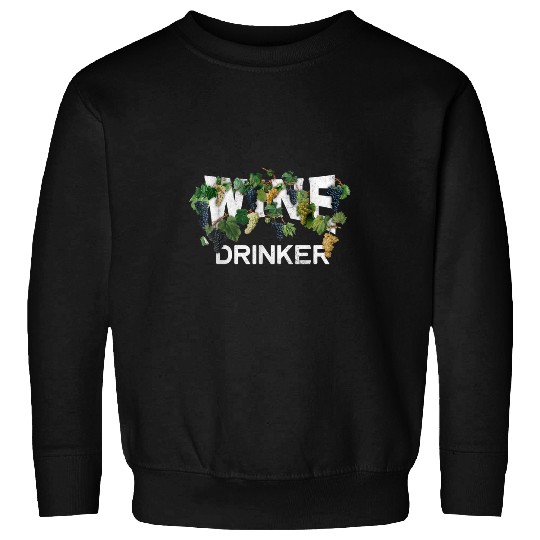 Wines Fun Grape Vine vintages Drinking Design Sweatshirts
