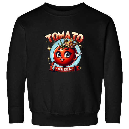 tomato queen gardening vegetable gardener Sweatshirts