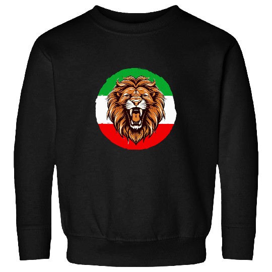 Lion Pet Persian Lion Iran Flag Persia Iranian Symbol Sweatshirts