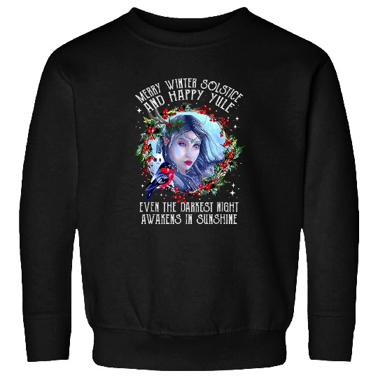 Merry Winter Solstice And Happy Yule Sweatshirts