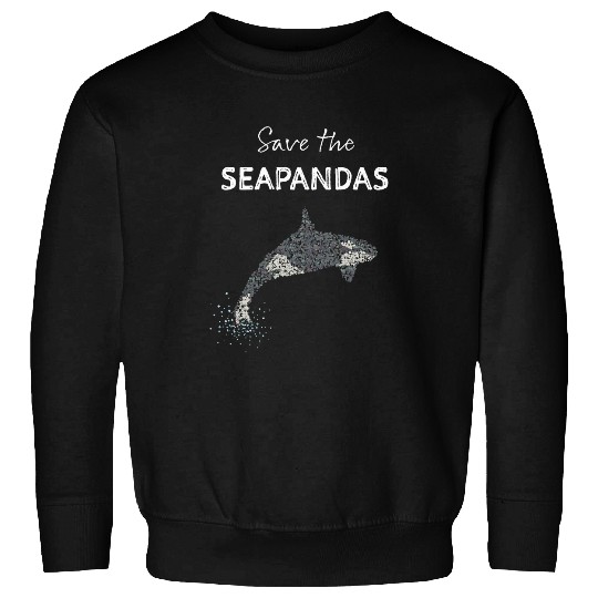 Panda Pet Orka Killer Whale Killer Whale swords Whale Seapanda Sweatshirts