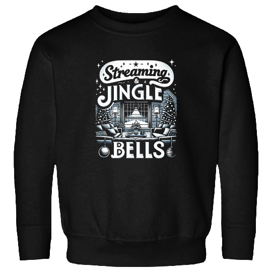 Streaming Jingle Bells Christmas Tee Cozy Winter 2 Sweatshirts