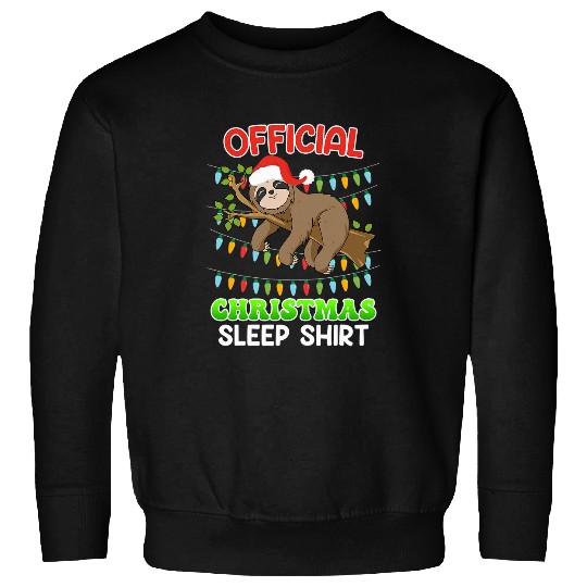 Sloth Pet Official Christmas sleep sloth Christmas Sweatshirts
