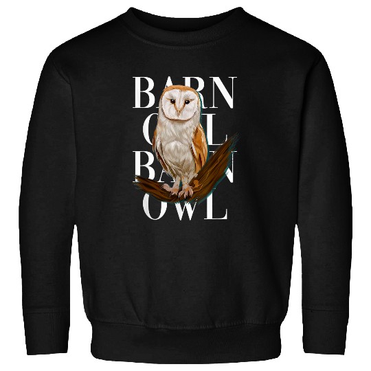 Owl Pet Beautiful Barn Owl Sweatshirts