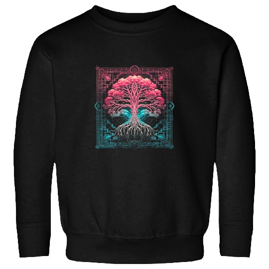 Tree Of Life Viking Sacred Geometry Celtic Norse Zen 88 Sweatshirts