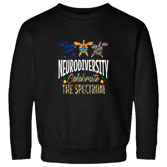 Neurodiversity Celebrate the Spectrum Autism Awareness ASD 1 Sweatshirts