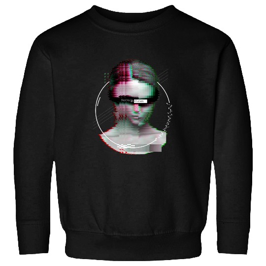 Photographer Job Visual Glitch Modern Art Photography Sweatshirts