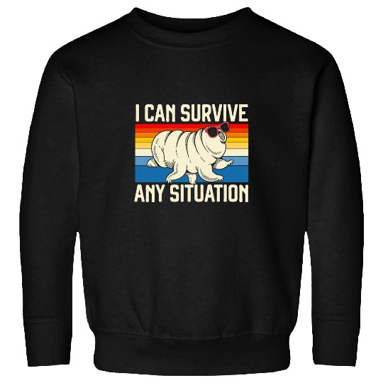 Bear Pet I Can Survive Any Situation Science Water Bear Tardigrade 2 Sweatshirts
