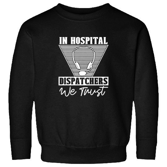 Thin Gold Line Hospital Police Emergency Yellow Dispatcher Sweatshirts