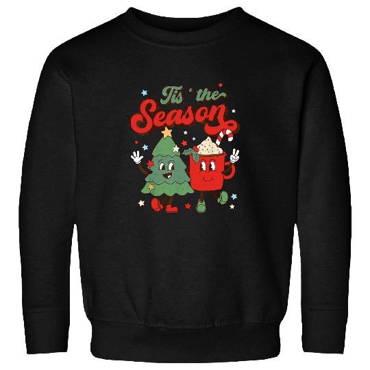 Coffee Fun Tis The Season Christmas Tree Coffee Sweatshirts