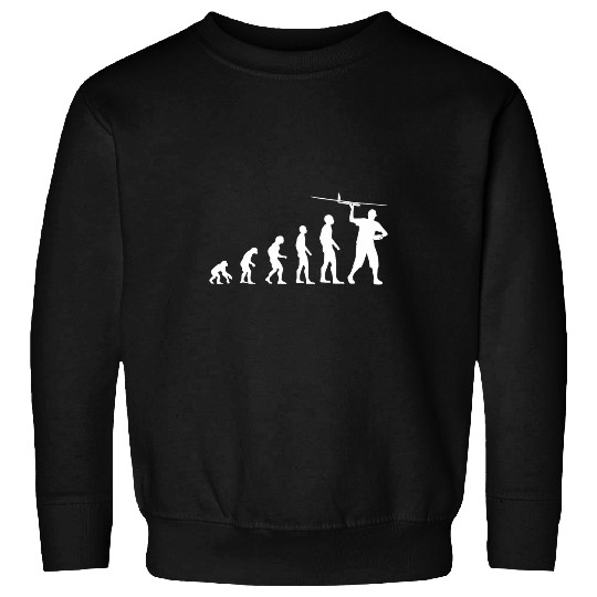 Model flying model flight evolution RC glider pilot Sweatshirts