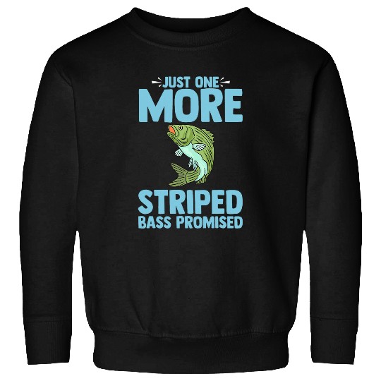 Striped Bass Fishing Funny Fish Atlantic Rockfish 1 Sweatshirts