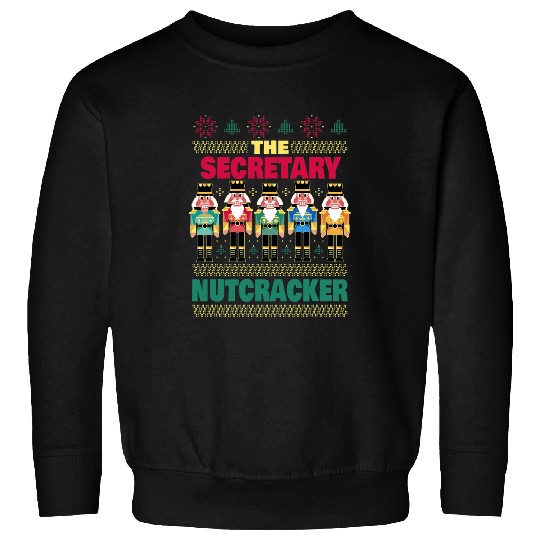 Secretary Job The Secretary Nutcracker Funny Christmas Secretary Sweatshirts
