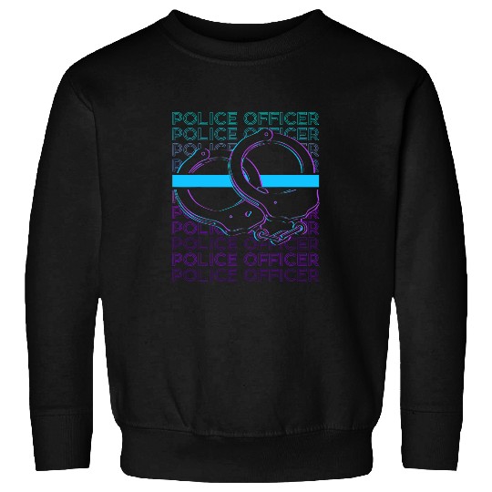 Police Officer Law Enforcement Retro 3 Sweatshirts