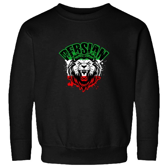 Lion Pet Persian Lion Iranian Symbol Iran Flag Persia 1 Sweatshirts