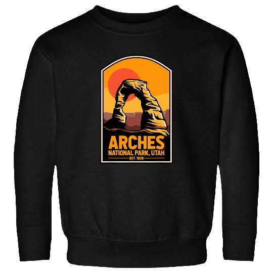 Hiking Hiker Arches National Park Hiking Utah Vacation Hike Sweatshirts