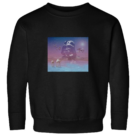 Star Wars Classic Darth Vader Silhouette In The Sky Sweatshirts