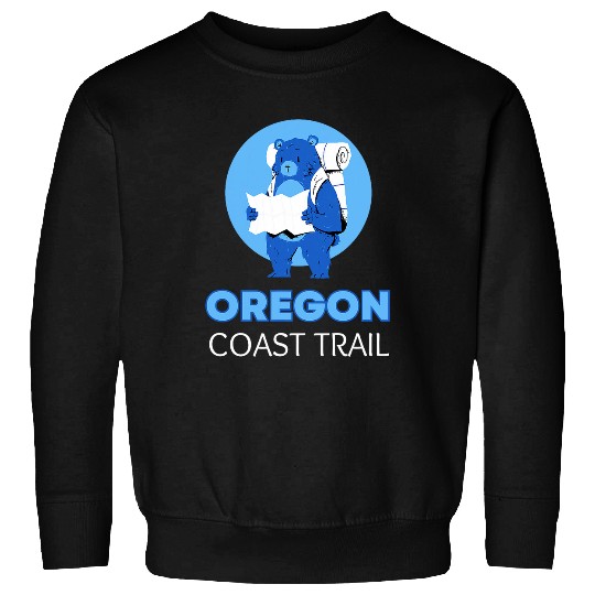 Oregon Coast Trail OCT USA West Coast Pacific Hiking Pilgrims Sweatshirts