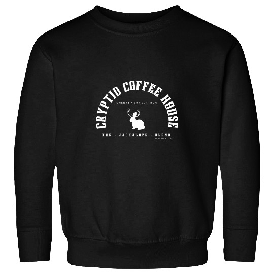 Coffee Fun Cryptid coffee house Jackalope blend Sweatshirts