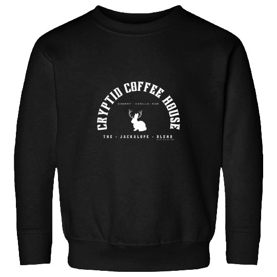Coffee Fun Cryptid coffee house Jackalope blend Sweatshirts