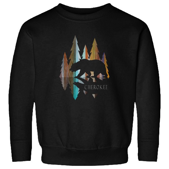 Bear Pet Cherokee Pride Trees with Bear Indigenous Cherokee Sweatshirts