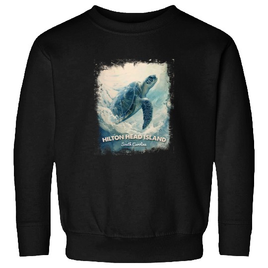 Turtle Pet Hilton Head Island South Carolina Beach Vacation Sea Turtle Sweatshirts