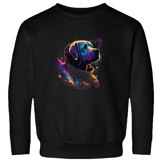 Astronauts Labrador Retriever dog Space Galaxy Sweatshirts