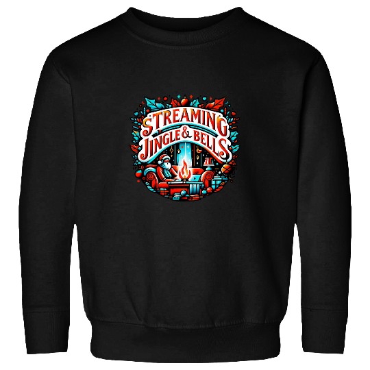 Streaming Jingle Bells Christmas Tee Cozy Winter 1 Sweatshirts