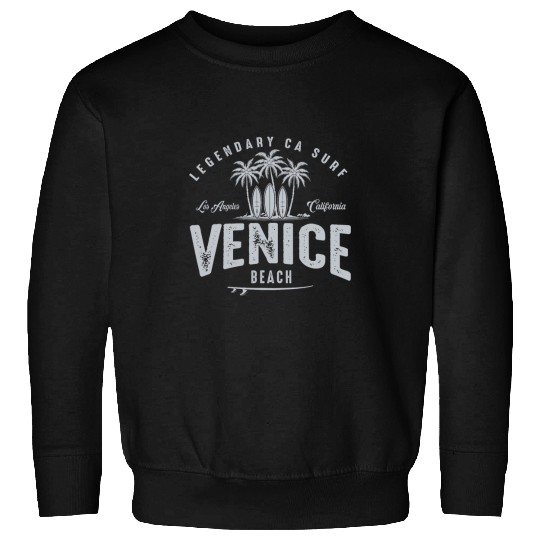 THREE vintages SURFBOARDS AND PALMS Venice Beach Sweatshirts