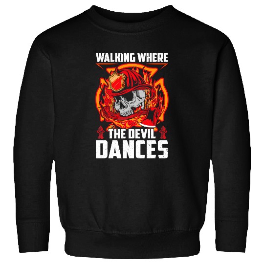 Firefighter Job Fireman Cool Graphics Firefighter Plus Size 18 Sweatshirts