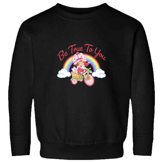Strawberry Shortcake Be True To You vintages Rainbow Bike Sweatshirts