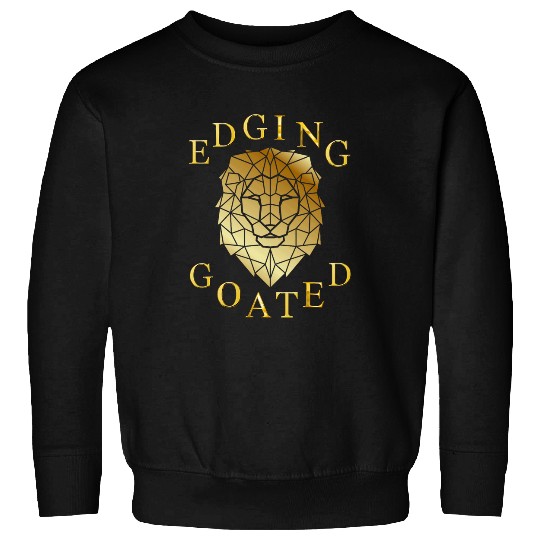 Lion Pet Edging Goated Sigma Lion Ironic Brainrot Meme 6 Sweatshirts