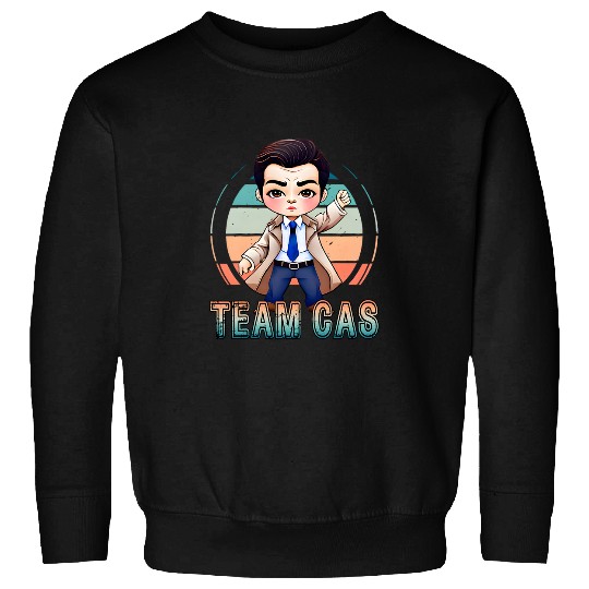 Team Cas Cute Chibi SPN Sweatshirts