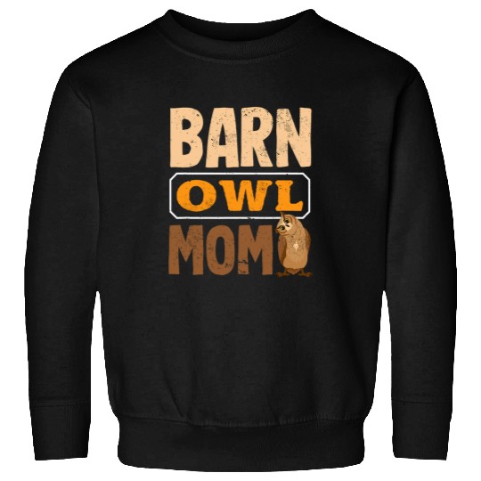 Owl Pet Enthusiast Barnw Owl Mom Funny Barn Owl Tyto Alba Sweatshirts