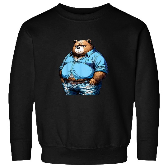 Bear Pet Chubby Bear Paradise Adorable Kawaii Style Bear Sweatshirts