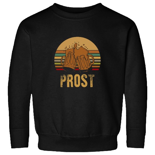 Beer Fun Prost Drinking Beer Drinker Party Bar Crawl Pub Drinking Sweatshirts
