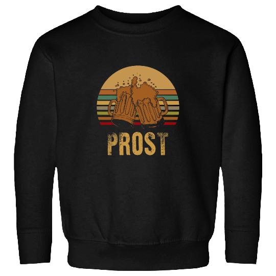 Beer Fun Prost Drinking Beer Drinker Party Bar Crawl Pub Drinking Sweatshirts
