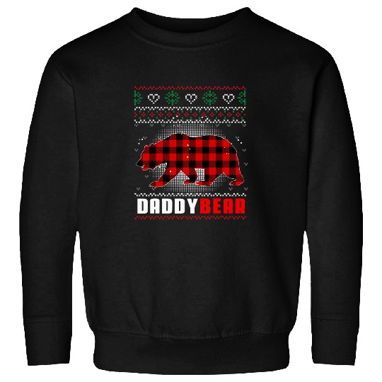 Bear Pet HOLIDAY 365 Christmas Daddy Bear Funny Dad Bear Ugly Sweatshirts