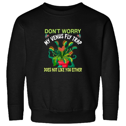 Venus Fly Trap Plants Soil Food Terrarium Fly Trap Plants Sweatshirts