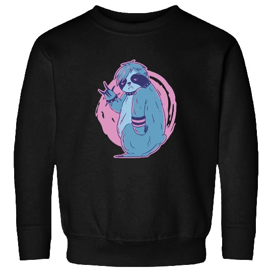 Sloth Pet Nu Pastel Goth Indie Funny Sloth Sweatshirts