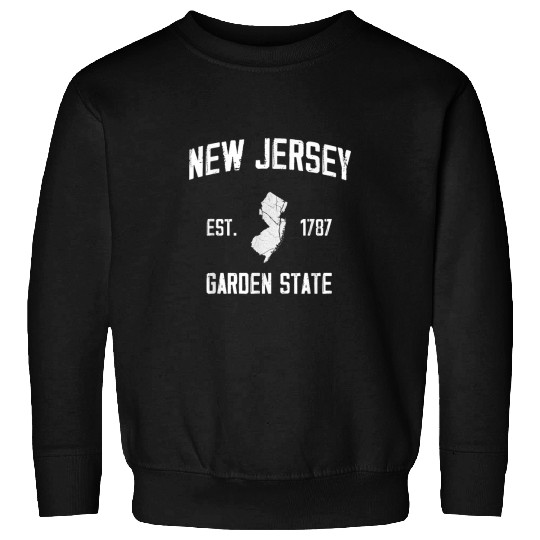 NJ New Jersey Garden State Pride East Coast Proud Jersean 1 Sweatshirts