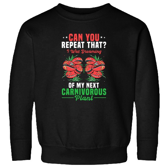 Venus Fly Trap Botanical Gardening Exotic Carnivorous 1 Sweatshirts