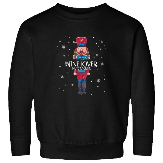 Wines Fun nutcracker family matching pajama Sweatshirts