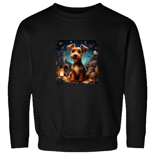 Airedale Terrier Tooth Fairy Dental Hygiene Sweatshirts