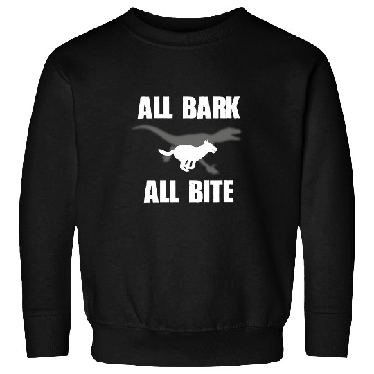 All Bark All Bite Belgian Malinois Maliraptor Maligator 2 Sweatshirts