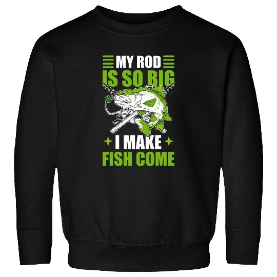 Fishing Fun Rod Crappie Fishing Boat Sweatshirts