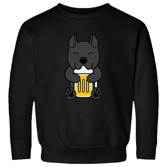 Beer Fun Cane Corso Dog Sweatshirts